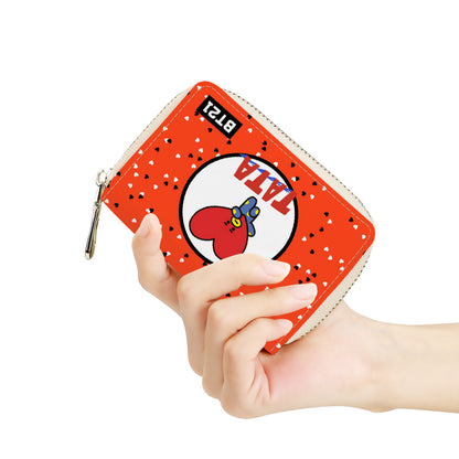 BT21 TATA - V Wallet Zipper Card Holder