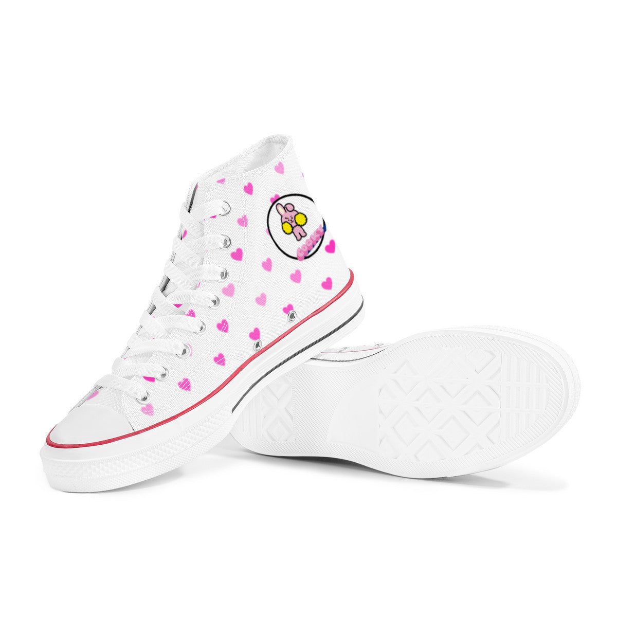 BT21 Cooky High Top Canvas Sneakers - SD-style-shop