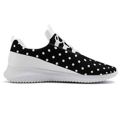 Fitness Sneakers - Polka Dot Black