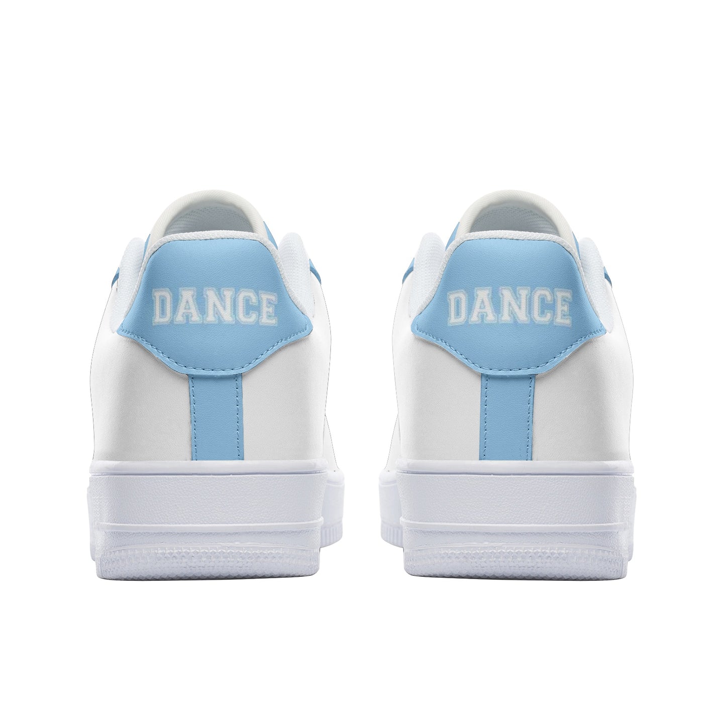 Light Blue Dance Sneakers for Women & Men – Stylish Hip Hop Dancing Shoes – Dance Shoes – Sneakers for Dancing – Dance Print