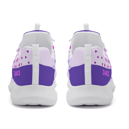 Dance Sneakers - Purple Geometric