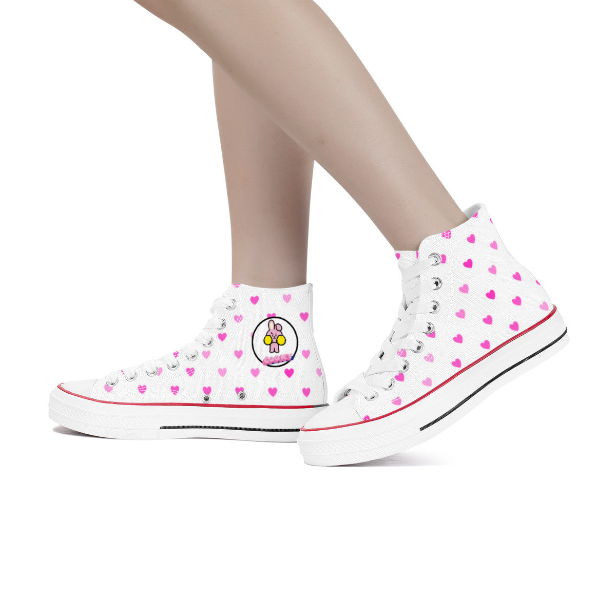 BT21 Cooky High Top Canvas Sneakers - SD-style-shop