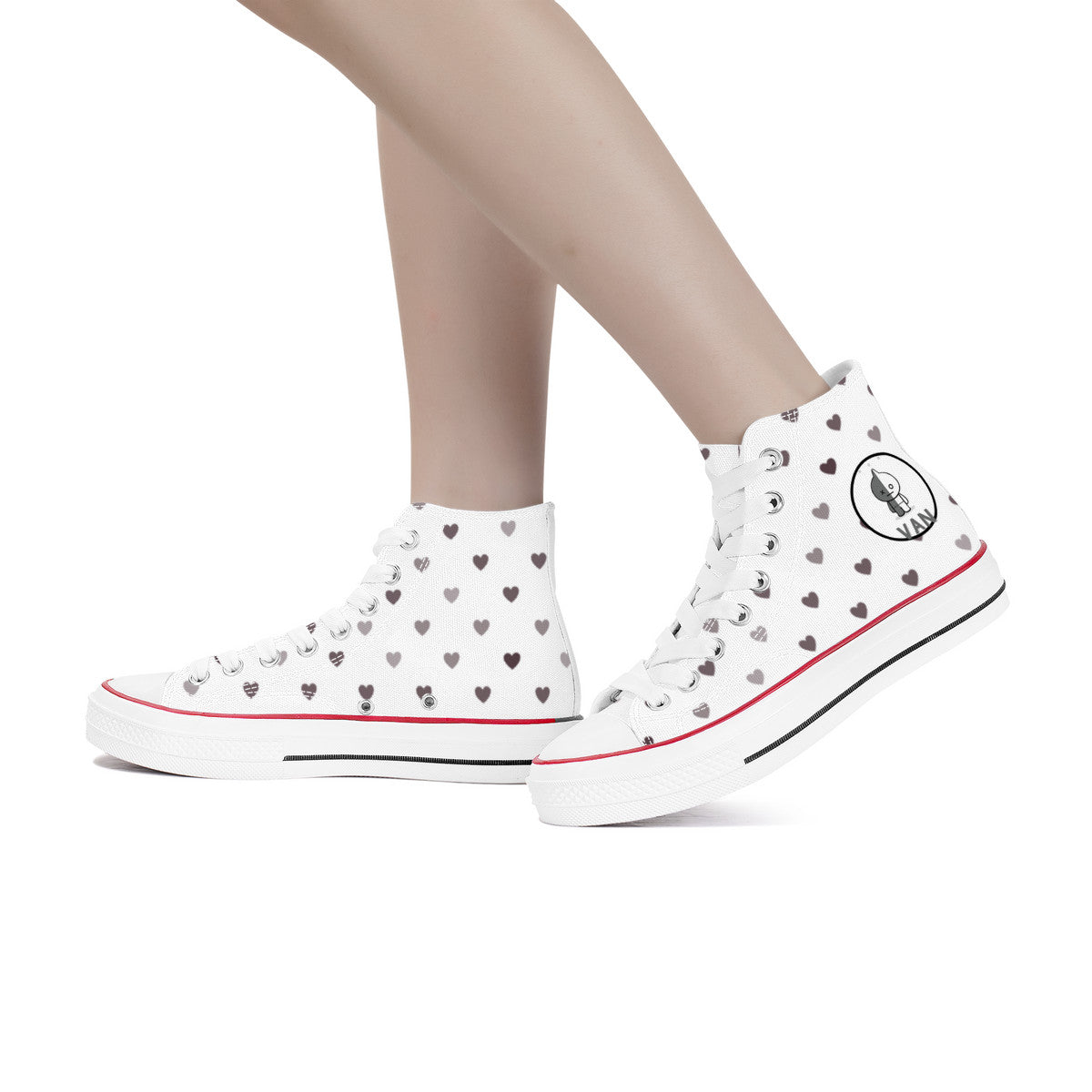 BT21 VAN High Top Canvas Sneakers