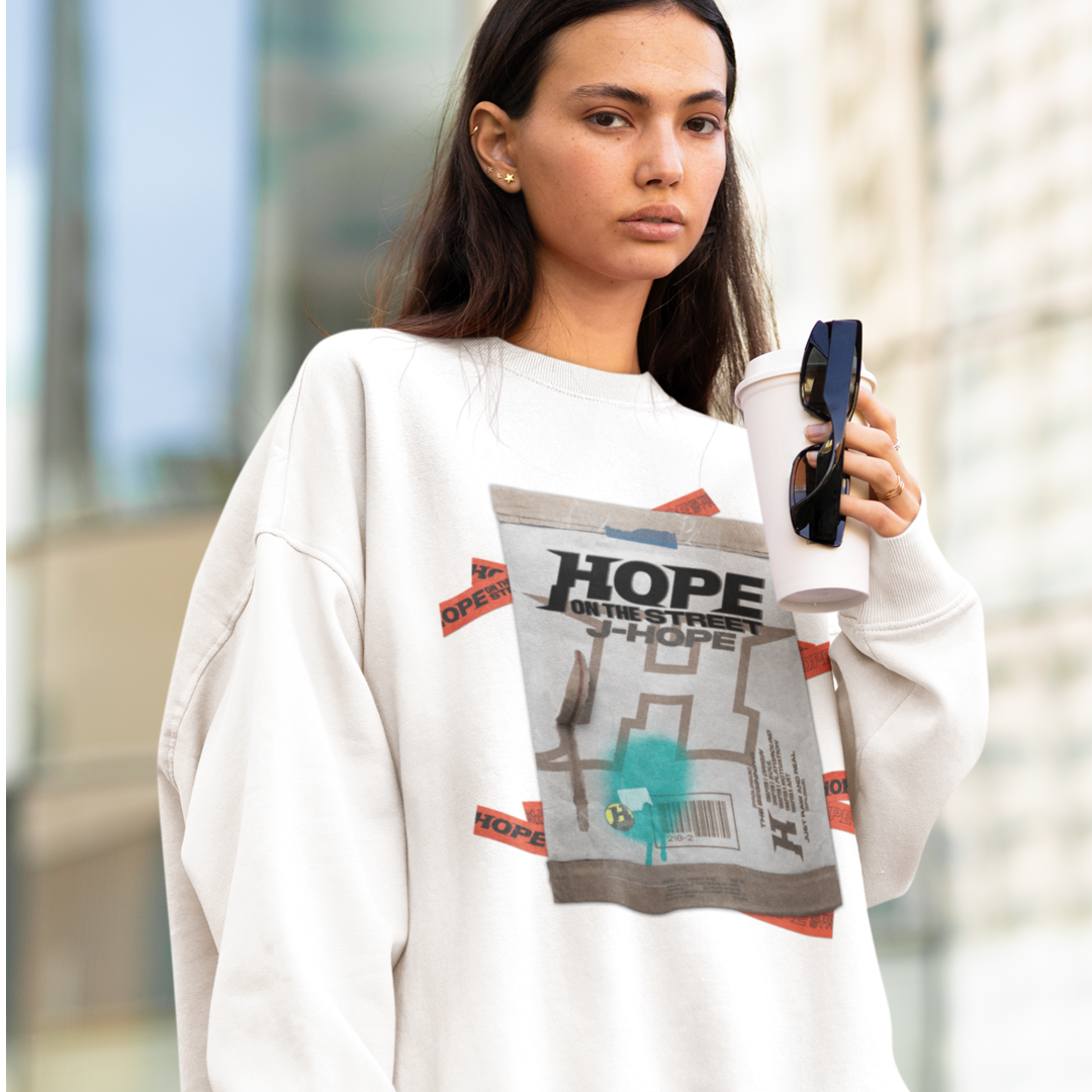 J-Hope Hope on the Street Crewneck Sweatshirt