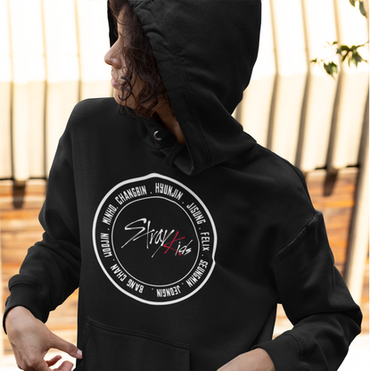 Stray Kids Hoodie Round Logo