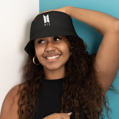 BTS logo Bucket Hat Black