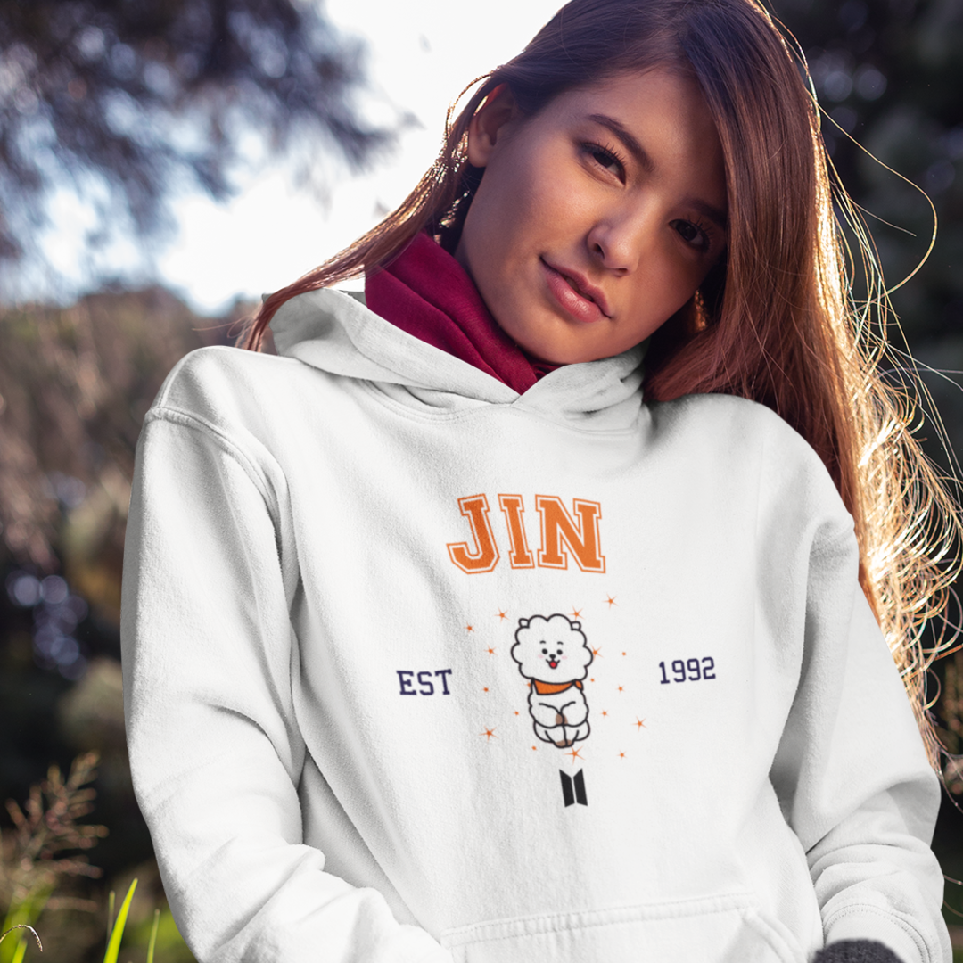 BT21 RJ Hoodie BTS Jin Hooded Sweatshirt