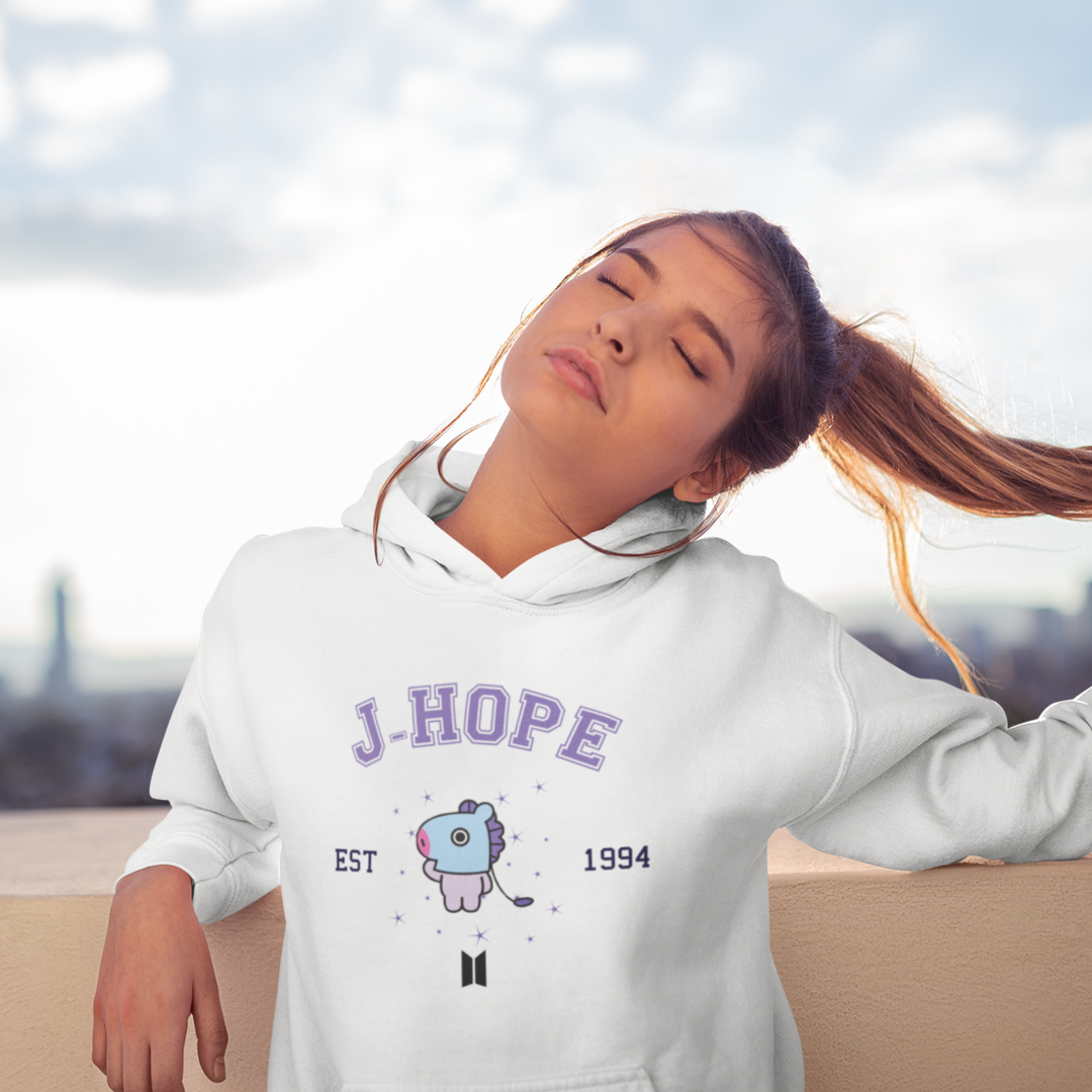 BT21 Mang Hoodie BTS J-Hope Hooded Sweatshirt