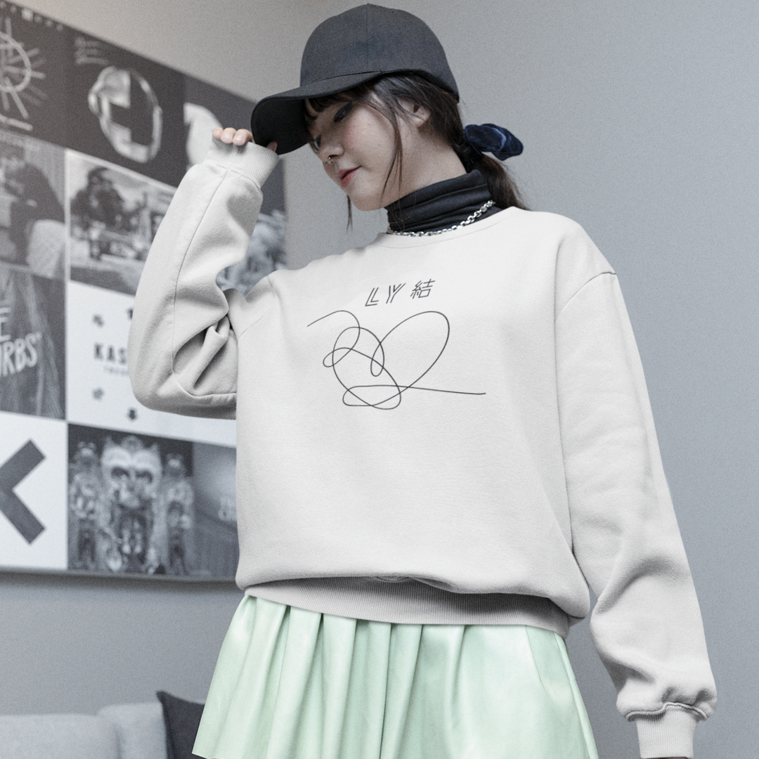 BTS Love Yourself Crewneck Pullover Sweatshirt