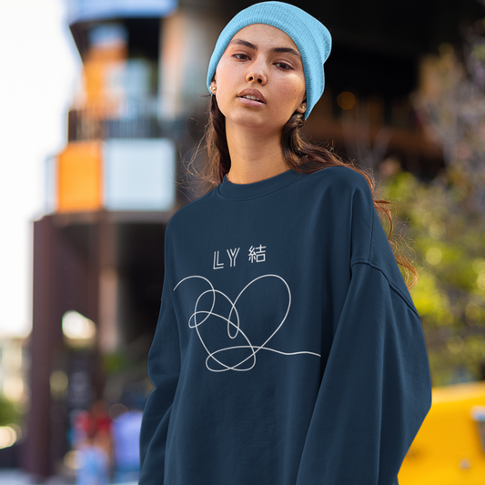 BTS Love yourself Crewneck Pullover Sweatshirt