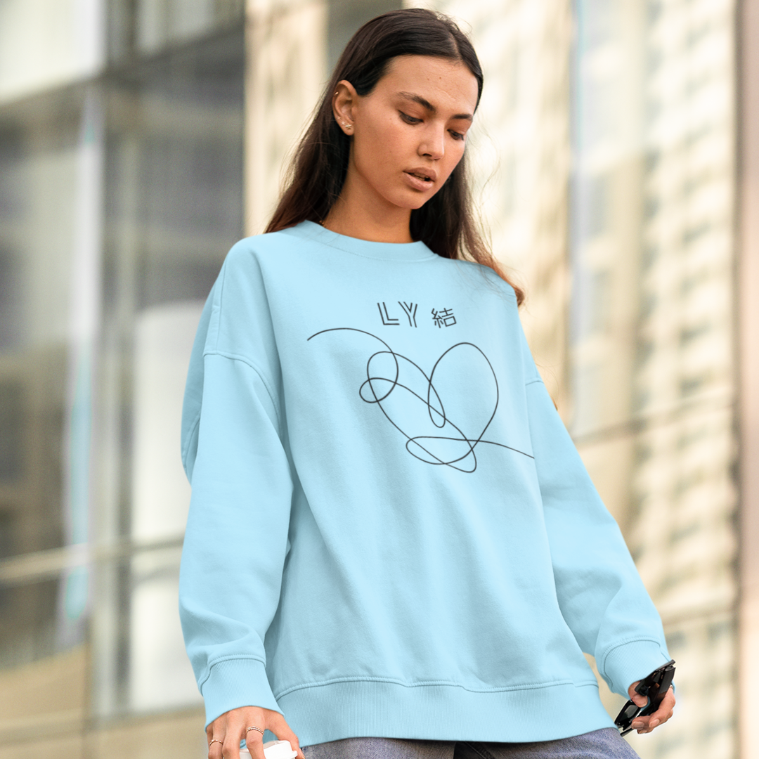 BTS Love Yourself Crewneck Pullover Sweatshirt