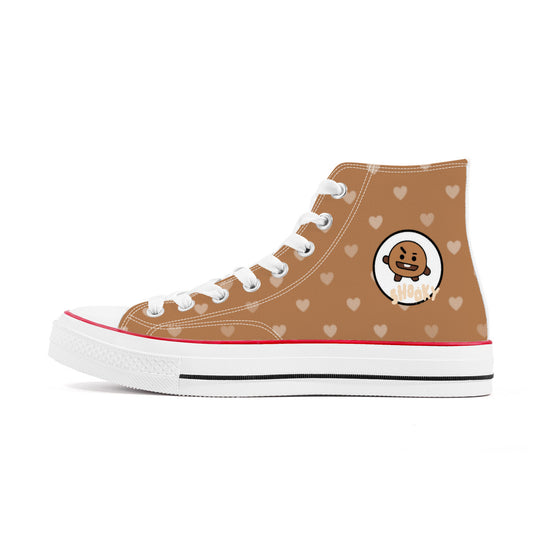 BT21 Shooky High Top Canvas Sneakers