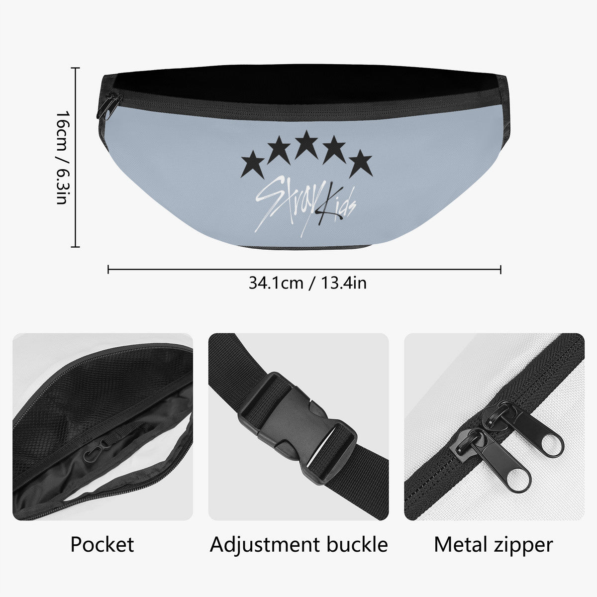 Stray Kids 5 Star Fanny Pack