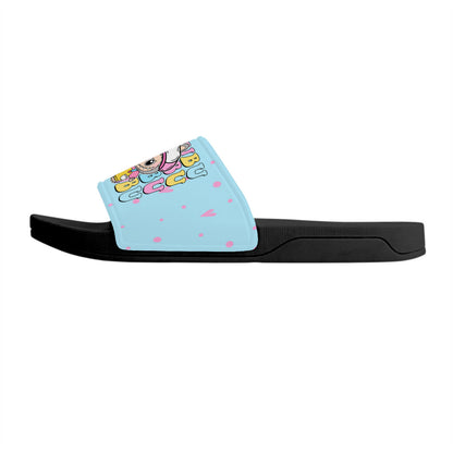 Labubu Slide Sandals - Labubu slides blue and black
