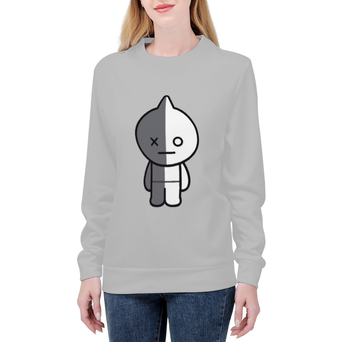 Gray Van Sweater | BTS BT21 Merchandise