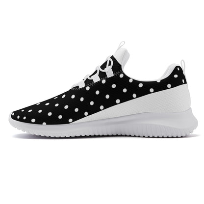 Fitness Sneakers - Polka Dot Black