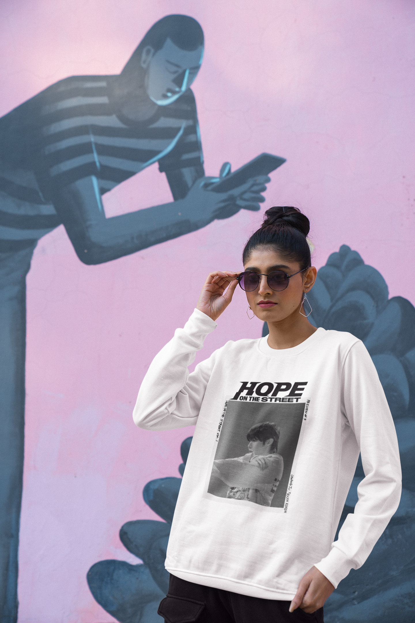 J-Hope Hope on the Street Crewneck Sweatshirt