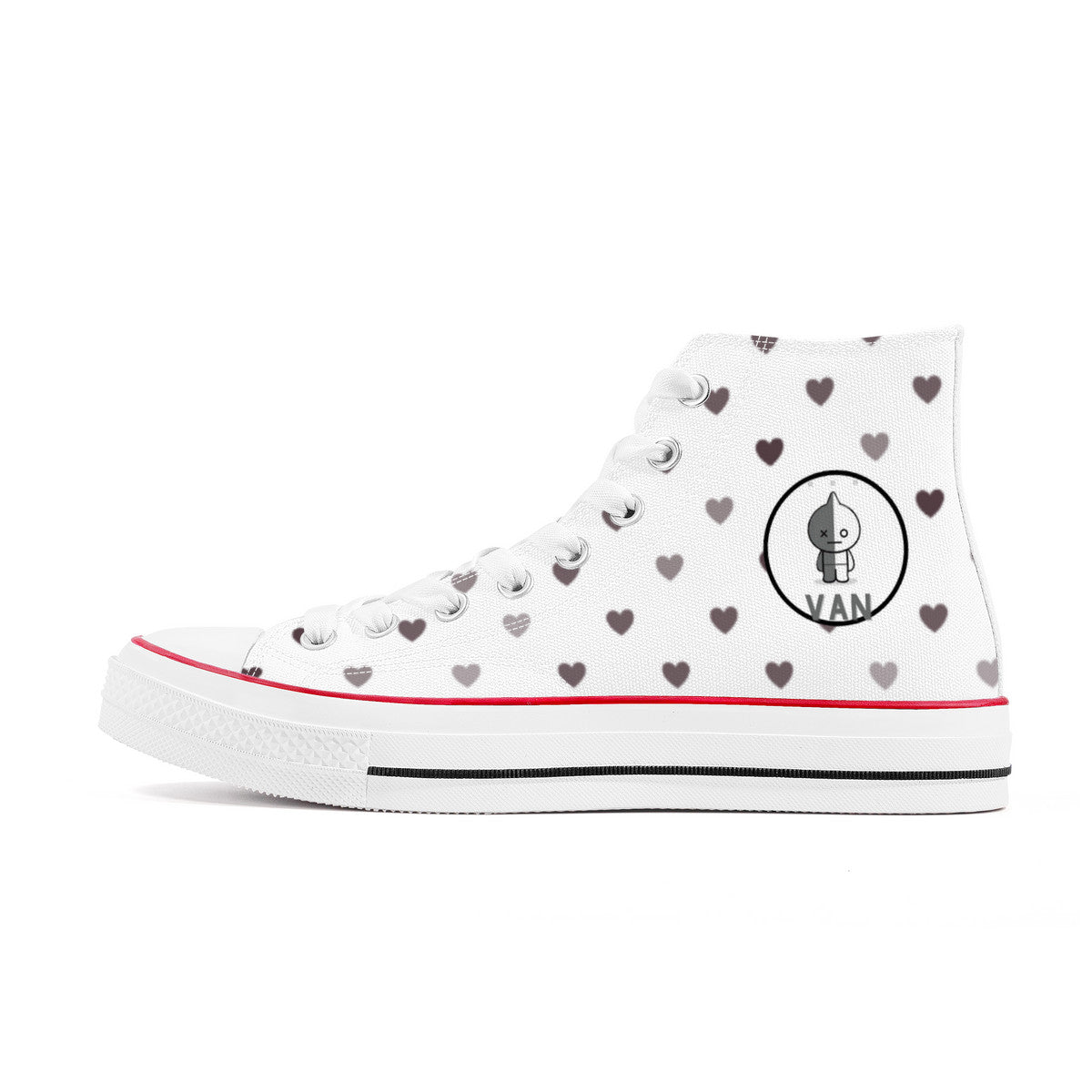 BT21 VAN High Top Canvas Sneakers