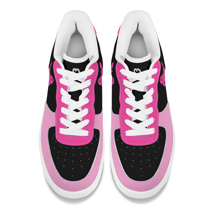 Cute Horned Bear Low Top Sneakers – Kawaii Goth Style