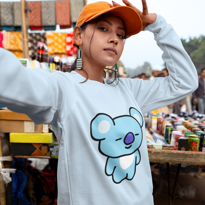 Blue Koya Sweater | BTS BT21 Merchandise
