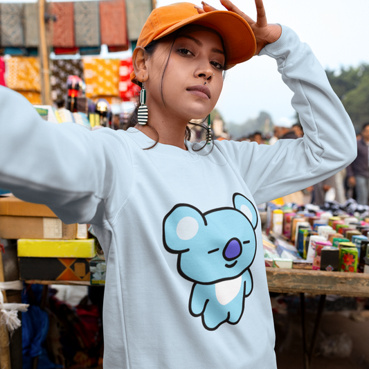 Blue Koya Sweater | BTS BT21 Merchandise