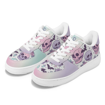 Pastel Skull Low Top Sneakers