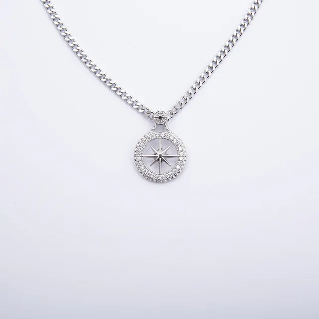 Stray Kids Compass Necklace