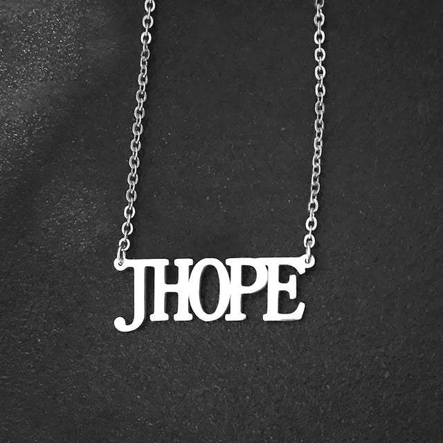 BTS Name Necklace