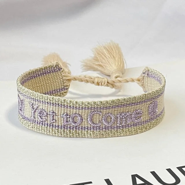 Purple BTS Yet to come Bracelet