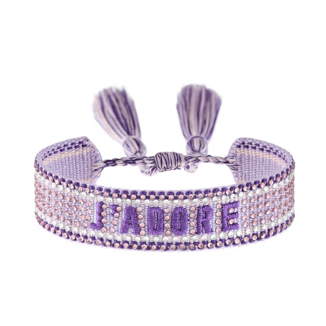 Purple BTS Yet to come Bracelet