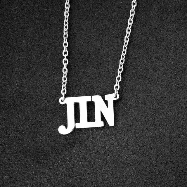 BTS Name Necklace