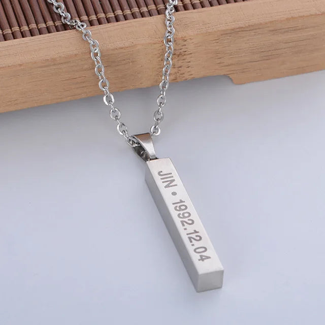 BTS Name Necklace