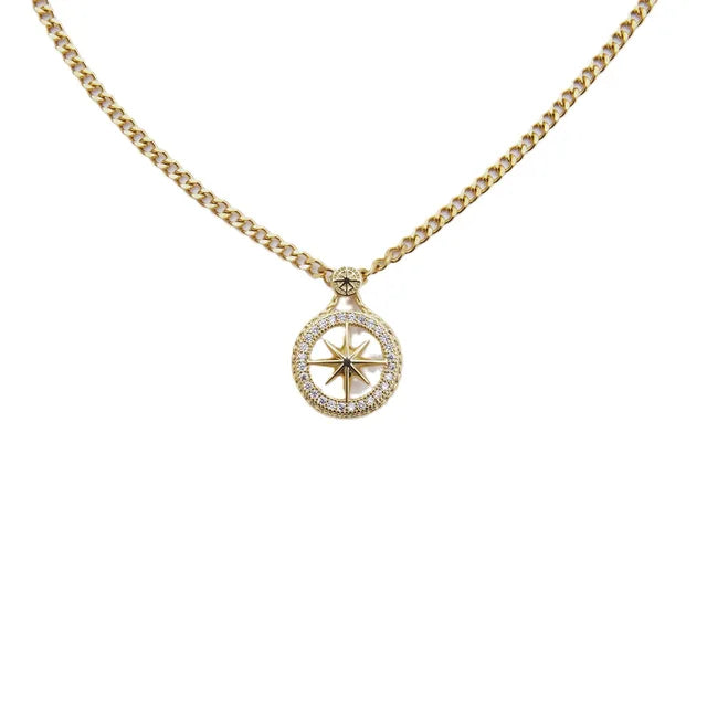 Stray Kids Compass Necklace