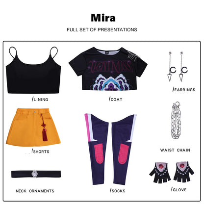 Kpop Demon Hunters cosplay costume Mira