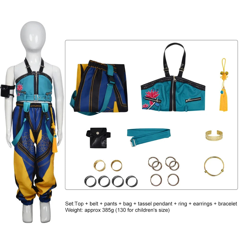 Kpop Demon hunters cosplay costume Zoey