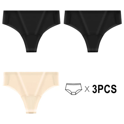 Invisible Camel Toe Proof Thong Mid Rise | Seamless & Sweatproof