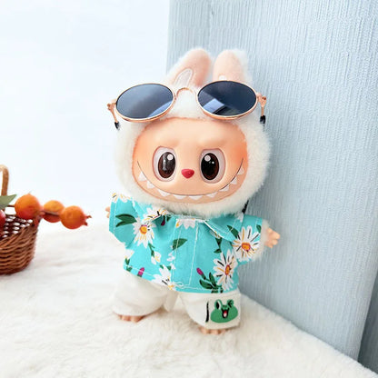 Summer Hawaii outfit For Labubu Doll