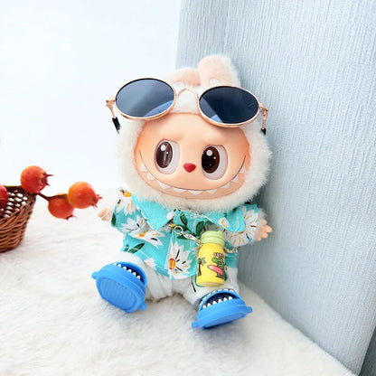 Summer Hawaii outfit For Labubu Doll