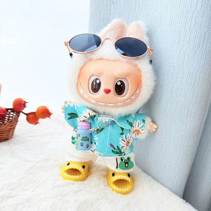 Summer Hawaii outfit For Labubu Doll