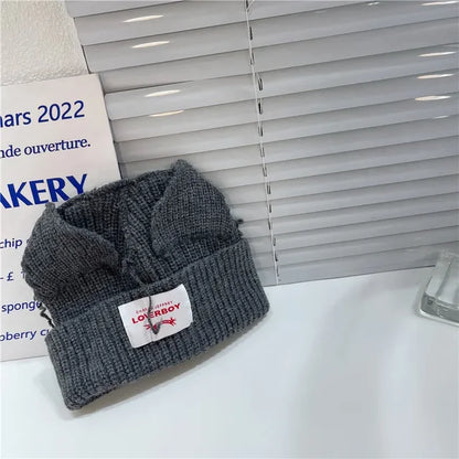Stray Kids HyunJin Solid Color Knitted Hat