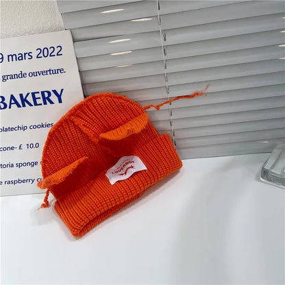 Stray Kids HyunJin Solid Color Knitted Hat