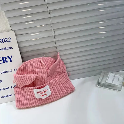 Stray Kids HyunJin Solid Color Knitted Hat