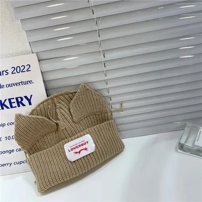 Stray Kids HyunJin Solid Color Knitted Hat
