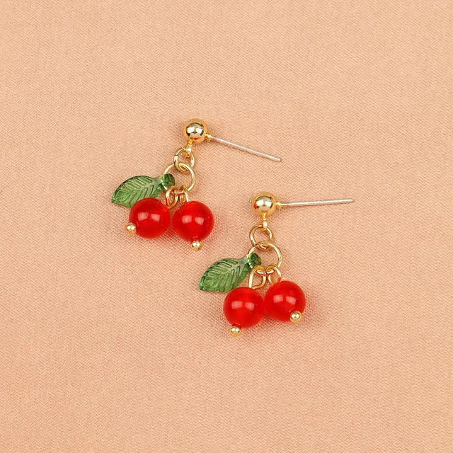 Stray Kids Bang Chan Cherry Earrings