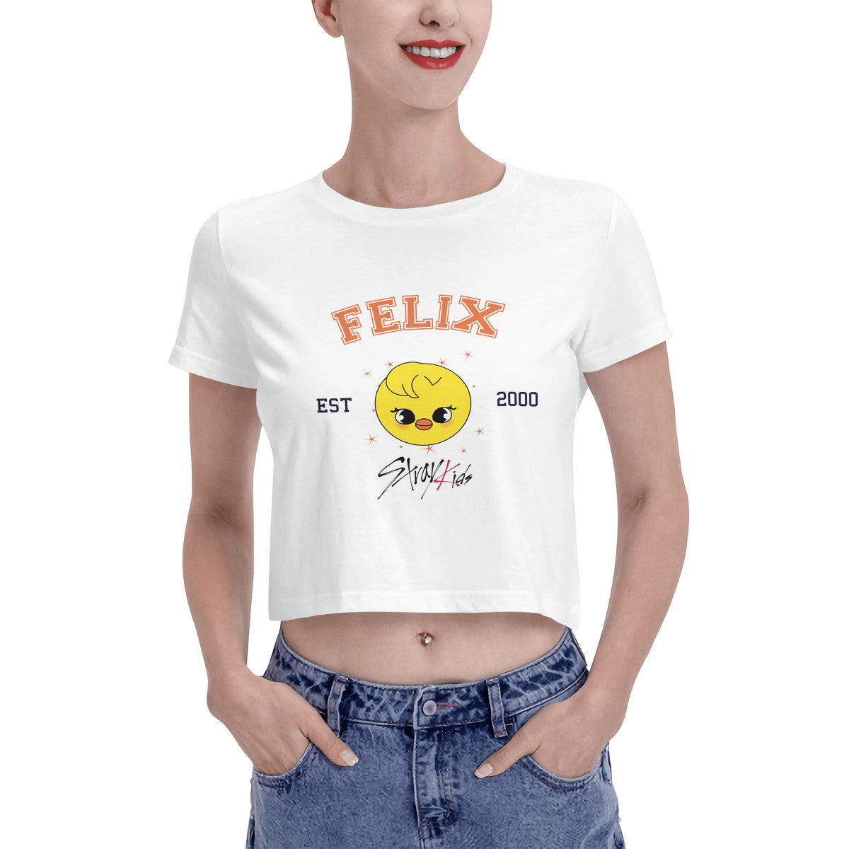 SKZOO Bbokkari - Felix Stray Kids Crop Top