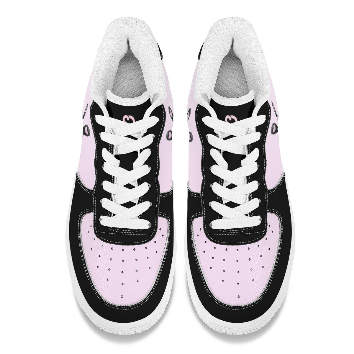 Goth Bunny Low Top Sneakers – Pastel Goth Style