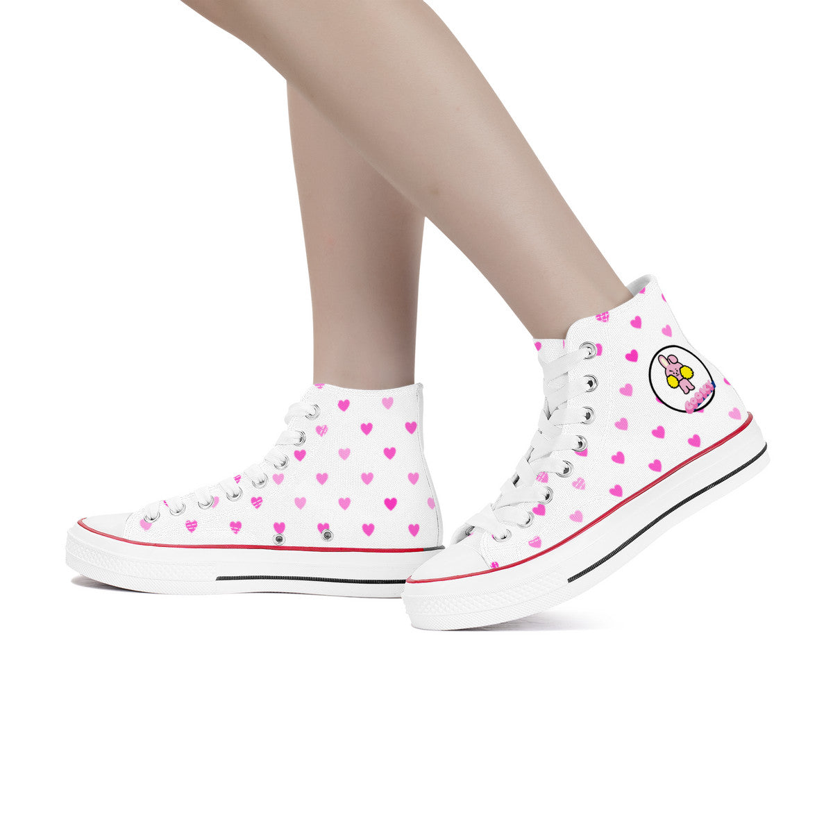 BT21 Cooky High Top Canvas Sneakers