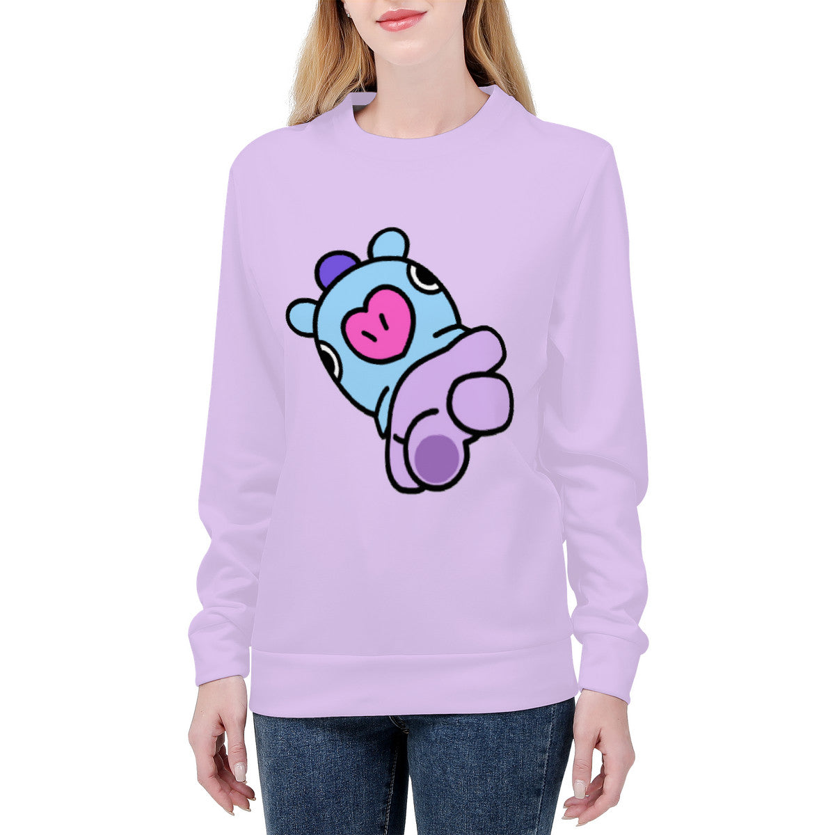 Purple Mang Sweatshirt | BTS BT21 Merchandise