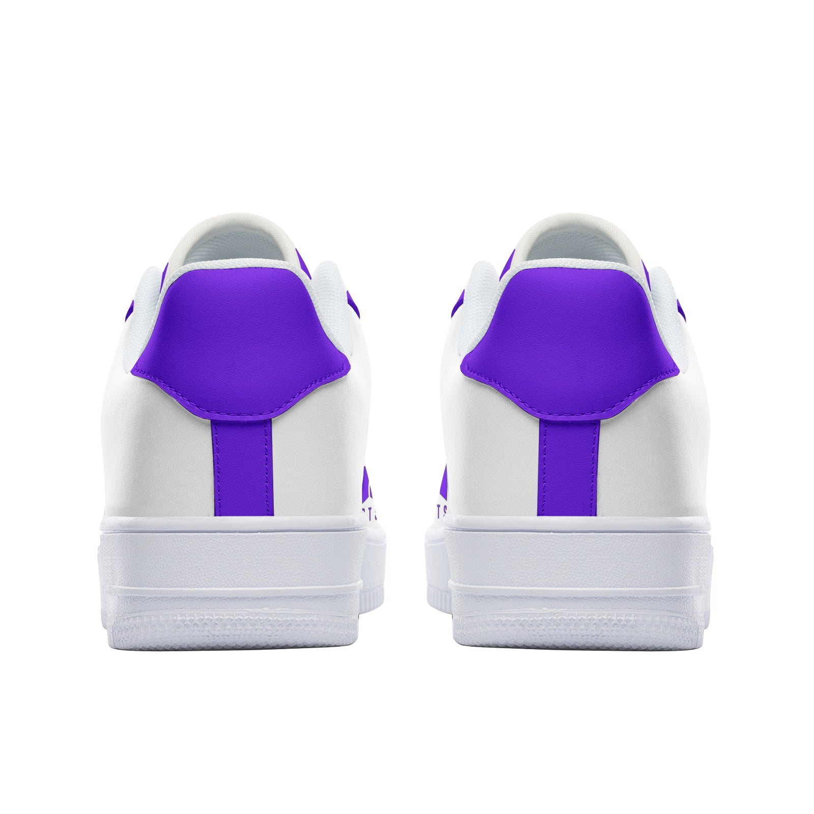 BTS Logo Unisex Low Top Leather Sneakers Purple - SD-style-shop