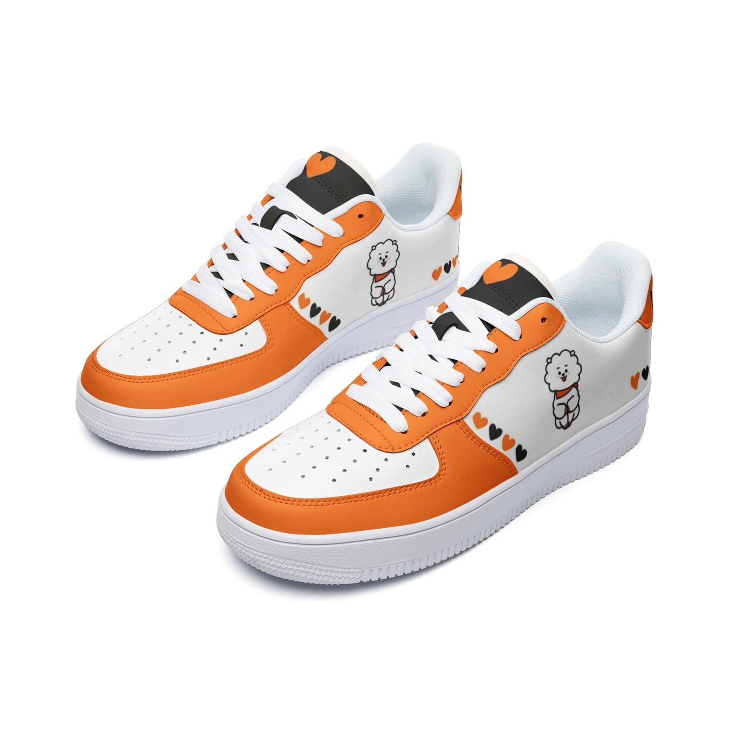 BT21 RJ Low Top Leather Sneakers